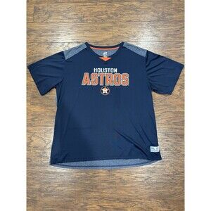 Houston Astros Dynasty Performance T-Shirt Navy 2XL XXL MLB Dri-FIT Style